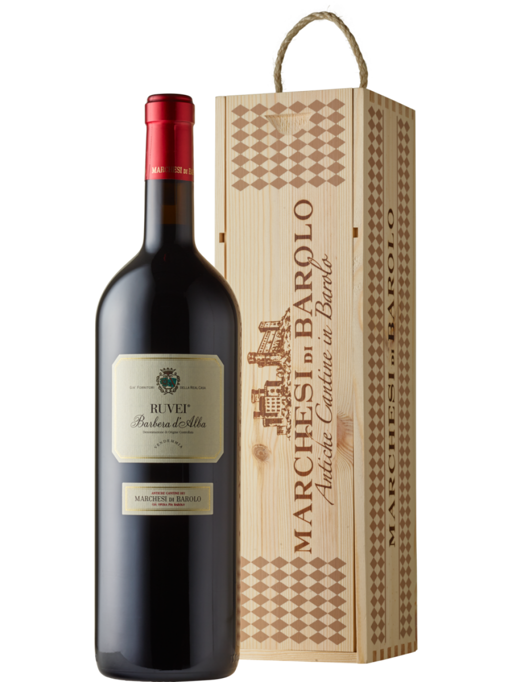 (150cl) Marchesi di Barolo, 2021 Barbera d'Alba DOC Ruvei 